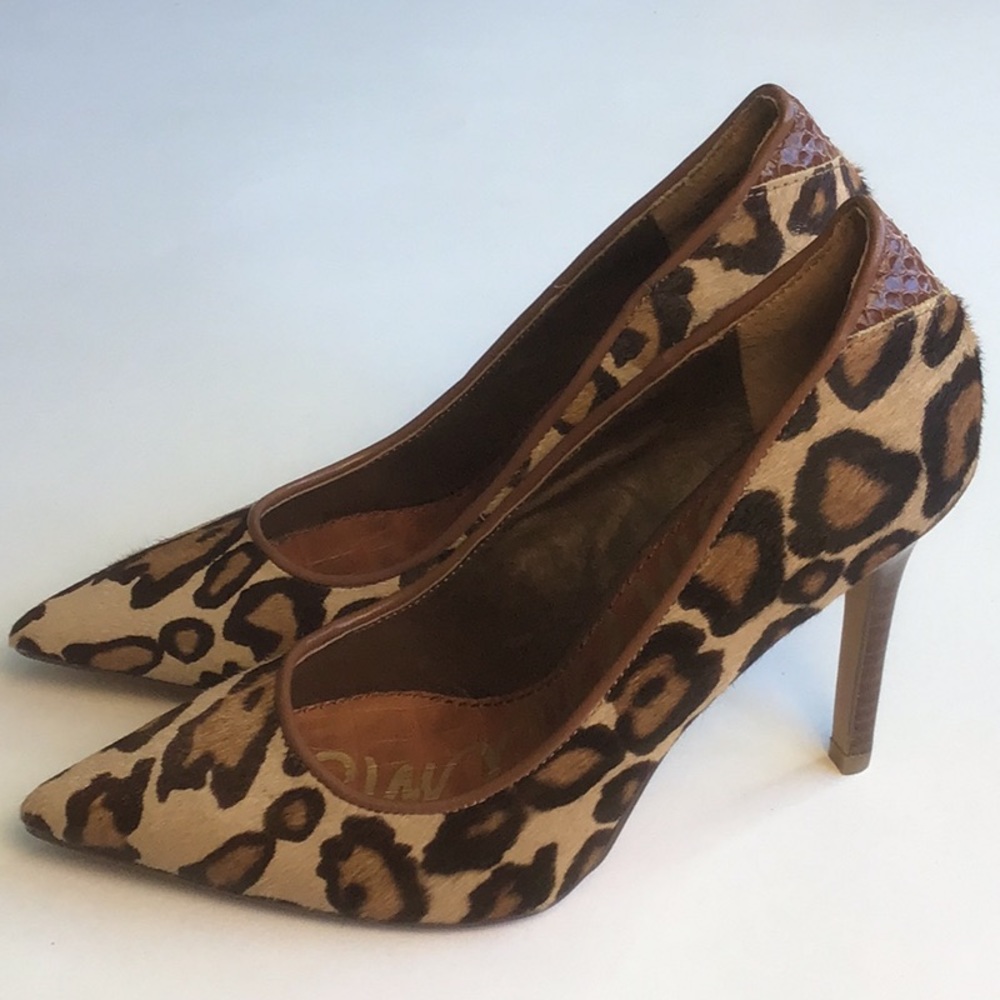 Sam Edelman Leopard Print High Heels
